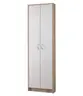 Seitenschrank - B ca. 55 cm, Sonoma, Weiß