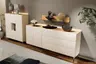 Sideboard - Kaschmir, Absetzung Eiche Bianco