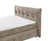 Boxspringbett- Liegefläche ca. 180x200 cm, Stoff, Taupe