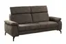 Sofa - 2,5-Sitzer, Stoff, Dunkelbraun