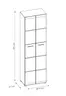 Garderobenschrank- Weiß, Weiß, Hochglanz