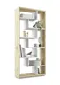 Raumteiler - B ca. 90 cm, Asteiche, Weiß