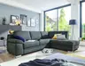 Ecksofa Tavira - 2,5-Sitzer mit Ecke rechts, Stoff, Anthrazit