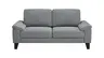 Sofa Oviedo - 2-Sitzer, keine Funktionen, Flachgewebe, Grau