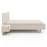 Bettanlage Matera - Lack, Creme, Absetzung, Pfirsich