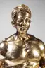 Deko-Figur- BHT ca. 58x43x19 cm, Goldfarben, Schwarz