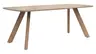 Esstisch Nayara - LB ca. 200x100 cm, Eiche massiv, satin gebeizt matt lackiert