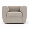 Sessel Stormy - drehbar, Stoff, Creme