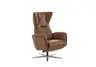 Sessel - Gr.M, Relaxfunktion, Leder, Cognac