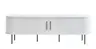 TV-Lowboard - B ca. 180 cm, Eiche Furnier, Weiß