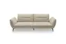 Megasofa PAYTON - 3-Sitzer, Stoff, Taupe