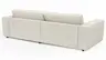 Sofa Lilaia - 1,5-Sitzer XL mit 1,5-Sitzer XL Tief, Stoff, Creme