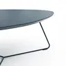 Couchtisch Fano - LBH ca. 87x78x33 cm, Fenix dunkelblau