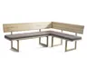 Eckbank - BT ca. 210x160 cm, Wildeiche massiv