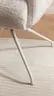 Armlehnstuhl Evania - Dreh und Relax-Funktion, hoher Rücken, Stoff, Ecru