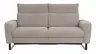 Sofa Avela - 2-Sitzer inkl. Sitzvorzug motorisch und Kopfteil verstellbar, Stoff, Bisquit