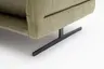 Sofa Alexander - 3-Sitzer inkl. Kopfstütze/Armlehne verstellbar, Leder, Olive