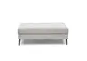Megahocker - LB. ca. 140x80, Stoff, Creme
