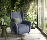 TV-Sessel - Relaxfunktion, Stoff, Navy