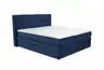 Boxspringbett- Liegefläche ca. 180x200 cm, Stoff, Dunkelblau, Basic