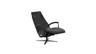 Relaxsessel Rafael - inkl. Relaxfunktion (motorisch), Leder, Schwarz