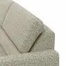 Ecksofa Valera - Longchair mit 3-Sitzer rechts inkl. Rückenlehne verstellbar und Relaxfunktion motorisch, Stoff, Limone