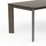 Esstisch Saratoga - ausziehbar, LB ca. 200x95 cm, Buche massiv, silbergrau geölt