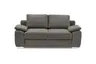 Schlafsofa EMIEL - 2-Sitzer inkl. Schlaffunktion und Bettkasten, Stoff, Braun