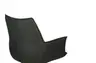 Armlehnstuhl MAKANA - drehbar, Stoff, Schwarz