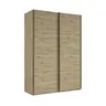 Schwebetürenschrank- B ca. 150 cm, Eiche Dekor 