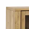 Highboard Bakersfield - Rückwand mit Holzschindeln, Asteiche massiv, geölt