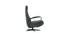Relaxsessel Girona - Relaxfunktion (motorisch), Leder, Graphit