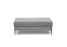 Megahocker - LB. ca. 140x80, Stoff, Grau