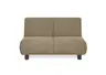 Faltsofa EBBY - 2-Sitzer ohne Armlehne, 140 cm inkl. Schlaffunktion/Relaxfunktion, Stoff, Braun