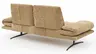 Sofa Lucero 2.0 - 2,5-Sitzer inkl. Rückenlehne verstellbar, Stoff, Cognac