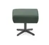 Hocker EILA - Stoff, Graugrün