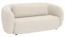 Sofa Karasu - 3-Sitzer, Stoff, Creme
