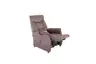 TV-Sessel MALEK - Relaxfunktion, Stoff, Braun