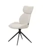 Stuhl MIRNA - drehbar, Stoff, Beige