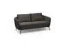 Sofa CARLLOTA - 2,5-Sitzer, Stoff, Espresso