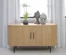 Sideboard - B ca. 140 cm, Eiche Furnier, Natur