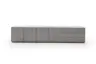 Lowboard Casello - BHT ca.270x56x47 cm, Lack Matt, Kristallgrau