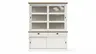 Buffetschrank Louisiana - mit Schiebetüren, teilmassiv, Weiß