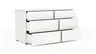 Kommode Loretto - BHT ca. 127x70x51 cm, Lack matt, Weiß