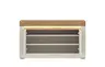 Sitzbank - mit Beleuchtung, B ca. 94 cm, Kaschmir, Stone Eiche Nachbildung