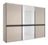 Schwebetürenschrank - B. ca. 298 cm, Sandglas, Kristallspiegel