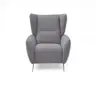Sessel EILA - Stoff, Dunkelgrau