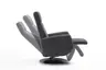 Relaxsessel - inkl. Relaxfunktion, Stoff, Silbergrau