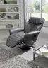Fernsehsessel EM 8039-8049 - Relaxfunktion inkl. Aufstehhilfe motorisch, Leder, Schlamm