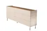 Sideboard - Kaschmir, Absetzung Eiche Bianco